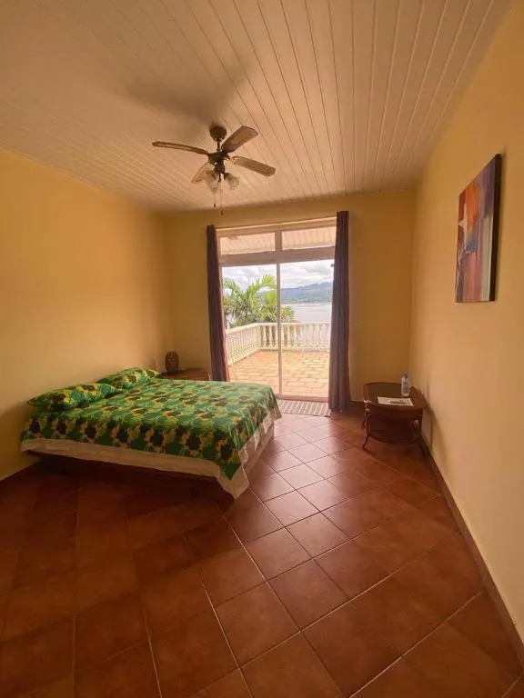 Bedroom with sea view