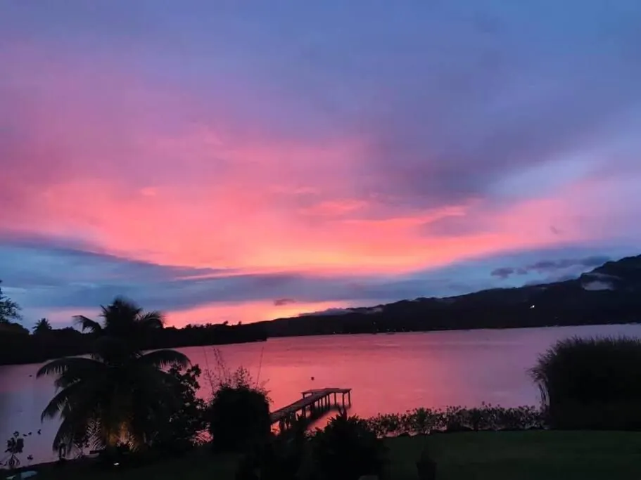 Sunset over Phaeton Bay